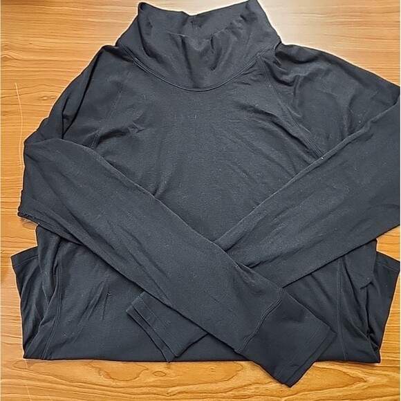 Athleta Tops - Athleta Take The Heat Turtleneck in Black HEAT-GENERATING Size XL #152477